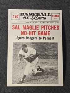 Cucharadas de béisbol Nu-Cards 1961 - Sal Maglie #470 - Imagen 1 de 2