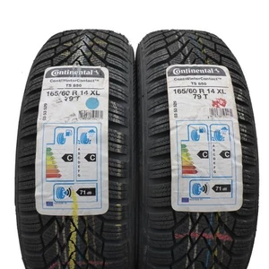 165 60 14 2x Continental 165/60 R14 79T TS850 Neumáticos 2016 Ungebrauchte - Imagen 1 de 7
