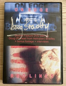 On Edge +Red Lines short films DVD SIGNED by Doug Bradley Pinhead Hellraiser NEW - Bild 1 von 1