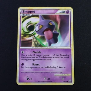 Shuppet 75/102 Common Triumphant HGSS English NM 2010 Pokémon TCG Card - Foto 1 di 2