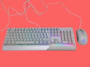 MSI Vigor GK30 + GM11 Gaming Combo – Weiß RGB Tastatur & Maus Set - Bild 1 von 4