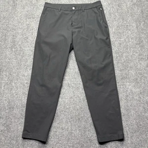 Lululemon ABC Trouser Pant Mens 33 Gray Slim Fit Stretch Casual Chino LM5AQYS - Picture 1 of 11