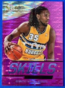 2013-14 Panini Select Skills Purple Pulsar Kenneth Faried 28/99 #14 Nuggets - Bild 1 von 3