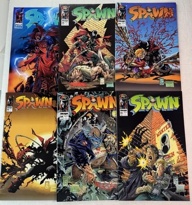 Spawn #25 28 29 32 34 35 Image Comics Run Lot Set Of 6 Spawn Comics - Image 1 of 4