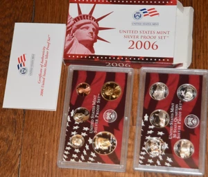 2006 United States SILVER Proof Set W/ Box & COA - Picture 1 of 3