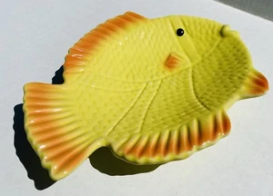 MCM Yellow Fish Trinket soap Dish Decoration - Picture 1 of 6