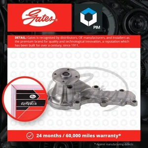Water Pump fits NISSAN ALMERA N16, V10 1.8 00 to 06 QG18DE Coolant Gates Quality - Picture 1 of 4