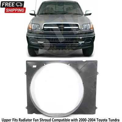 Cubierta superior del ventilador del radiador compatible con Toyota Tundra 2000-2004 Foto 1 de 4