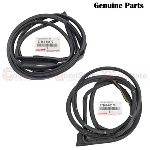 Genuine Toyota Prado GDJ155 GDJ151 GDJ150 Front RH LH Door Rubber Seal Set - Picture 1 of 4