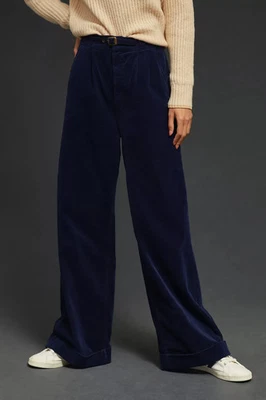 Pantalones de pana con tacón de puño Mother Blue The Big-League Prep, talla 28 Foto 1 de 4