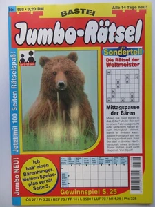 Bastei Jumbo-Rätsel Nr 498, Neuwertig - Bild 1 von 1