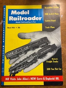 Model Railroader Magazine March 1956 VINTAGE - Picture 1 of 2