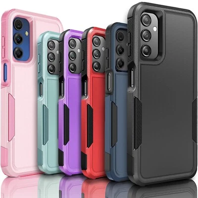 适用于三星 Galaxy A36 5G 外壳 手机保护套 双层 防震 + 钢化玻璃 — 第 1/4 张图片