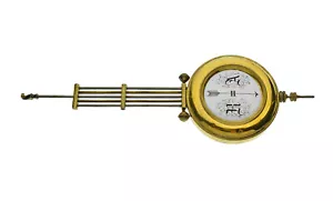 Altes Email Uhrenpendel R&A Uhrpendel Pendel f Wanduhr Regulator Uhrwerk clock - Bild 1 von 3