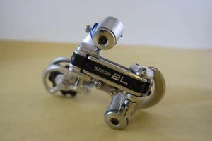 Desviador trasero Suntour BL jaula larga vintage años 80 plata aluminio NOS - Imagen 1 de 11