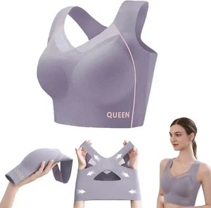 Correction Bra, Soft X-Shaped Back Support Bra - Picture 1 of 21