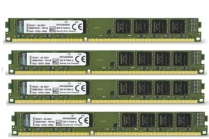 Kingston 32GB 4X 8GB 1333 MHz DIMM RAM Memory PC-10600 240Pin DDR3 KVR1333D3N9 - Picture 1 of 1
