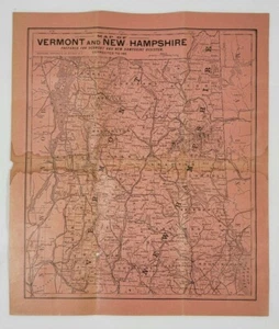 1899 Karte New Hampshire und Vermont - Bild 1 von 5