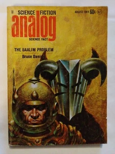 1968 August, Analog Sci-Fi/Fact Magazine, The Baalim Problem (MH413) - Foto 1 di 4