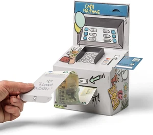 Geld-O-Mat Geldgeschenk Verpackung – Kreatives DIY Geldautomat Für Geldgeschenke - Bild 1 von 12