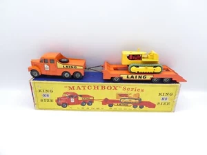 Matchbox Lesney King Size K-8 Laing Low Loader with Original Box - Near Mint - Picture 1 of 21