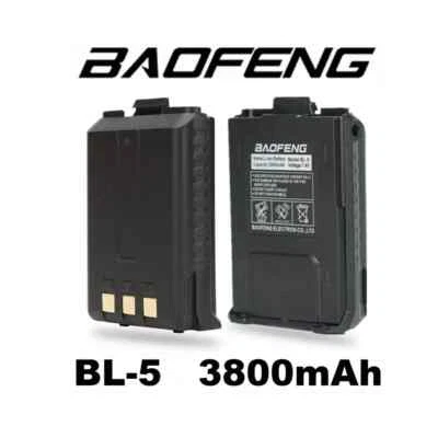 🔥BAOFENG BL-5 Extended 3800mAh Battery for UV-5R UV-5R Plus BF-8F Series Radio - Image 1 of 4