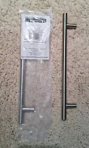 Selecciones de estilo níquel satinado 10 pulgadas tirador/mango 7,56"/19,2 cm centro a centro - Imagen 1 de 4