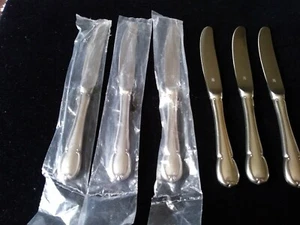  EUROPÄISCHES WMF BAROCK DORSET MUSTER SILBERPLATTE SECHS MESSER - Bild 1 von 7