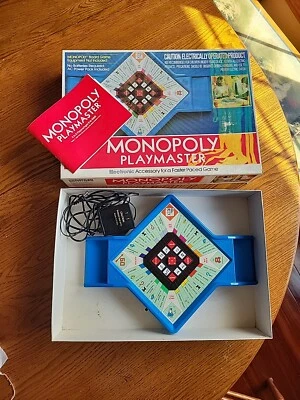 Monopoly Playmaster Electronic Real Estate Vtg 1982 Parker Brothers WORKS  - Image 1 of 4