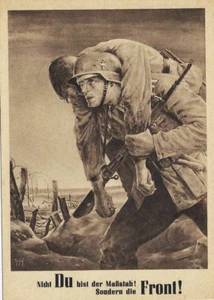 Germany 1943 USED World War II, WWII Postcard "Third Reich" SUPERB No Faults - Picture 1 of 2