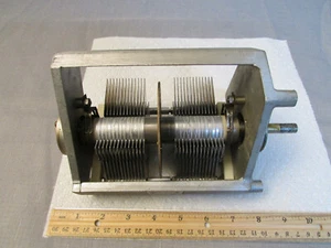 Large Dual Air-Gap Variable Capacitor From General Radio 805-C Signal Generator - Picture 1 of 4
