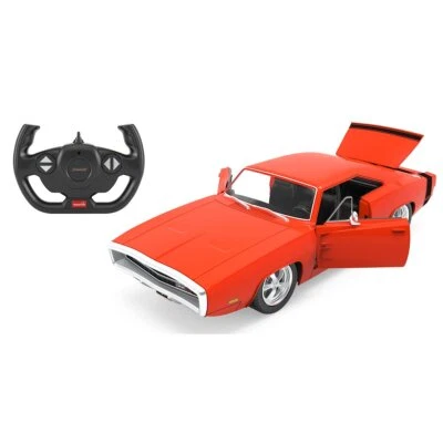 Dodge Charger R/T 1970 1:16 Rot 2,4GHz RC Modell, manuellen Türen, Fernsteuerung - Bild 1 von 4