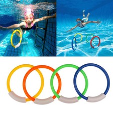 UNDERWATER DIVE RINGS SWIMMING DIVING SINKING POOL TOY GAMES FUN CHILDRENS NEW