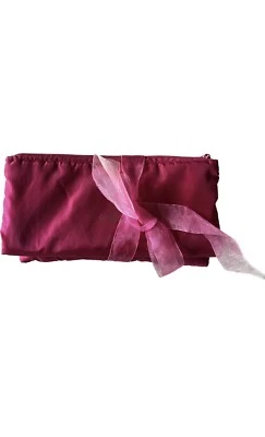 Rare sac Bag Purse pochette trousse de maquillage toilette Guerlain Rose fuchsia - Photo 1/4