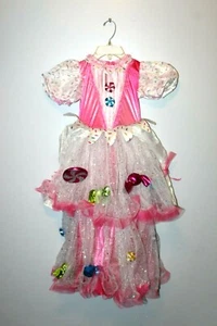 Chasing Fireflies Girls Candy Costume Fancy Dress Pink Size 6 Cosplay Halloween - Picture 1 of 9