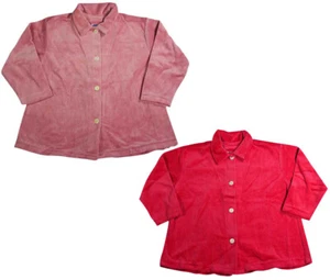 Mulberribush Toddler Girls Long Sleeve Velour Cardigan Shirt Top - Picture 1 of 5