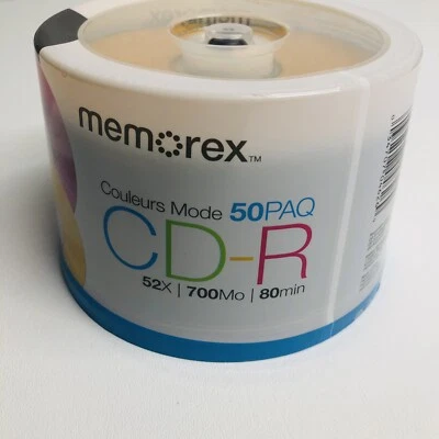 Memorex DVD plus R 16x 4.7GB 50 Pack Spindle Blank Discs Dvd+r Media Disks NEW - Image 1 of 4