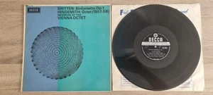 DECCA SXL 6208 *WBg ED1* VIENNA OCTET* BRITTEN SINFONIETTA /HINDEMITH OCTET* NM - Picture 1 of 4