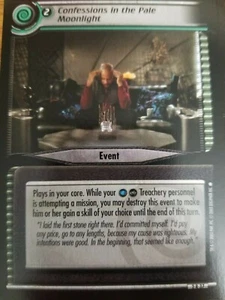 Star Trek CCG 2E Energize 2R37 Confesiones a la luz de la luna pálida No Como Nuevo-Como Nuevo - Imagen 1 de 1