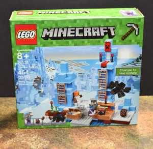 LEGO MINECRAFT 21131 THE ICE SPIKES WERKSEITIG VERSIEGELTE BOX AUSVERKAUFT OOP HTF - Bild 1 von 2