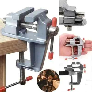 New Portable Adjustable Aluminum Compact Multifunctional Clip Workbench Tool - Picture 1 of 14