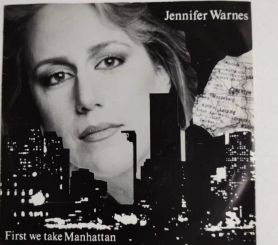 Jennifer Warnes - First We Take Manhattan (si) Sweden 1986 VG+/VG+ Leonard Cohen - Image 1 of 4