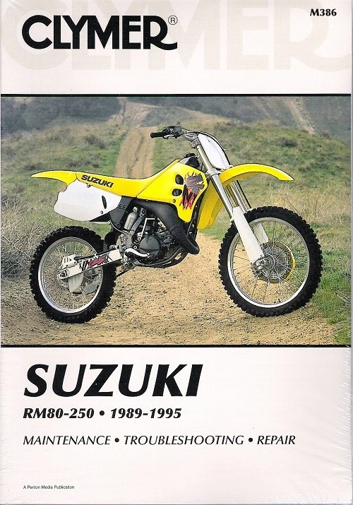 1989-1995 Suzuki RM80 RM125 R250 RMX250 Repair Service Workshop Manual M386 - Image 1 of 1
