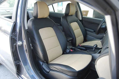 для KIA FORTE 2010-2018 IGGEE S.LEATHER ИНДИВИДУАЛЬНЫЕ ЧЕХЛЫ НА СИДЕНЬЯ - Изображение 1 из 4