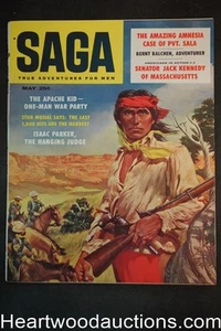 Saga May 1958 Baseball's Stan Musial, Hanging Judge Isaac Parker, Jack Kennedy - - Picture 1 of 1