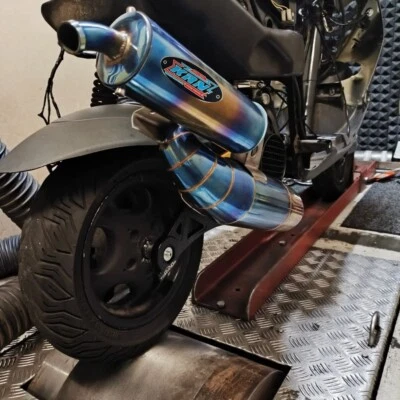 Stainless Racing 2T Exhaust Fits Gilera Runner 125/180 1997–2006 | Handmade 2025 - Image 1 of 4