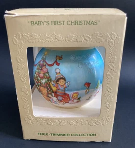 Hallmark Unbreakable Satin Baby's First Christmas Dated 1979 With Box EUC - Picture 1 of 11