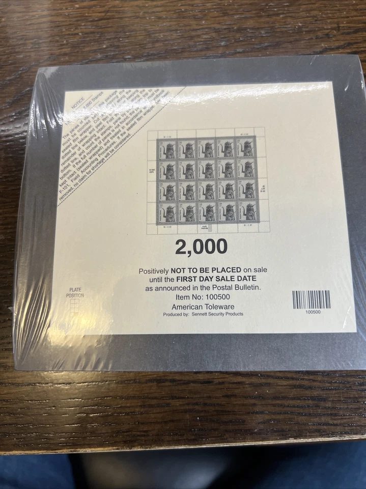 Scott#3756A 5¢ American Toleware MNH-2007-Sheet Of 20 Stamps-(100 Sheets) NiP-US - Image 1 of 1