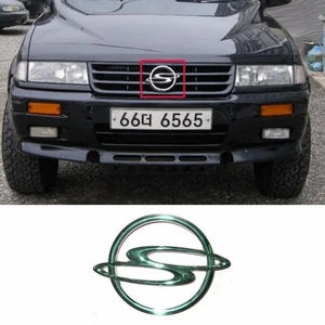 Radiator Grille Emblem Badge for Ssangyong 1996-2005 Musso Korando OEM Parts - Picture 1 of 1