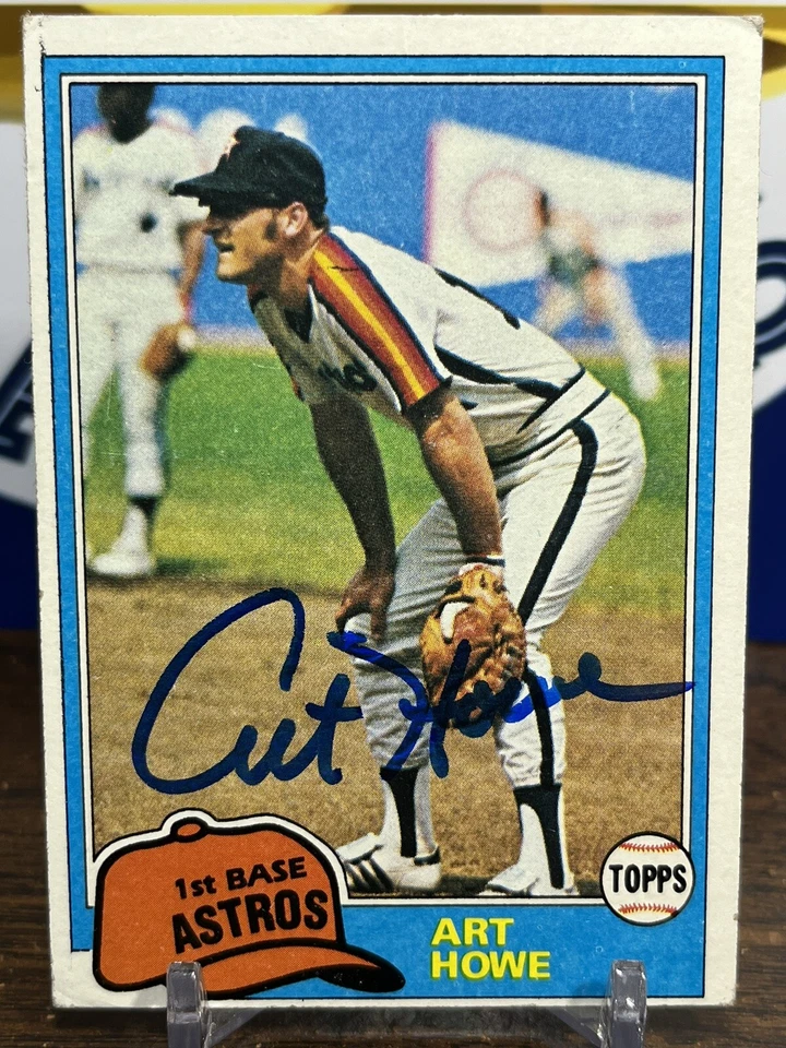 Art Howe Signed 1981 Topps #129 Card Houston Astros Auto Signed - Image 1 of 2